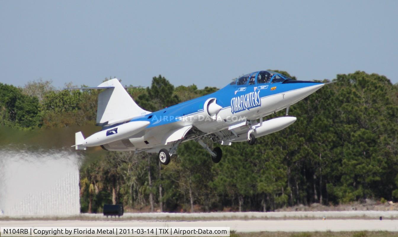 N104RB, 1962 Lockheed CF-104D Starfighter C/N 583A-5302, Starfighters Inc F-104