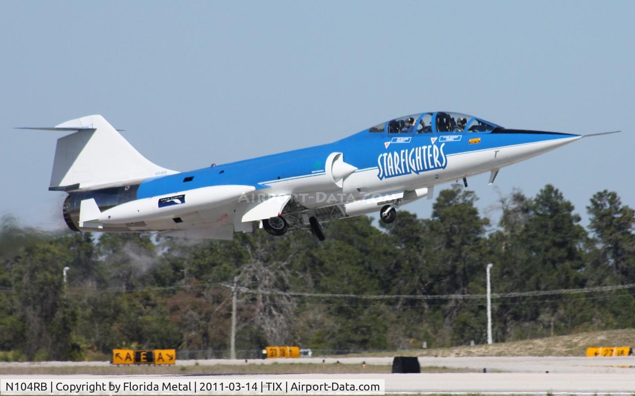 N104RB, 1962 Lockheed CF-104D Starfighter C/N 583A-5302, Starfighters Inc
