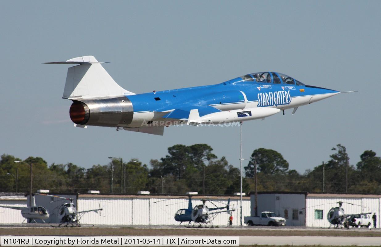 N104RB, 1962 Lockheed CF-104D Starfighter C/N 583A-5302, Starfighters Inc F-104