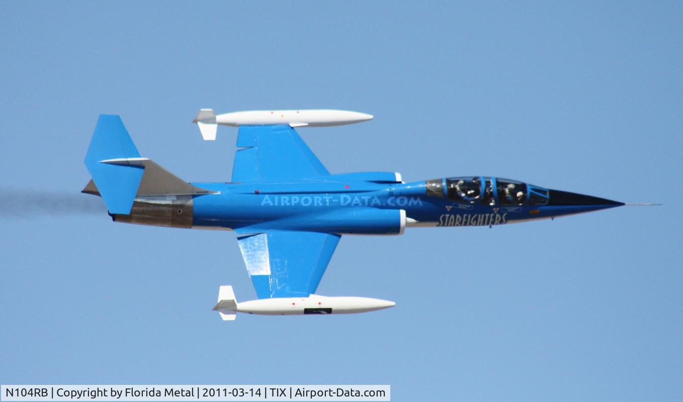 N104RB, 1962 Lockheed CF-104D Starfighter C/N 583A-5302, Starfighters Inc