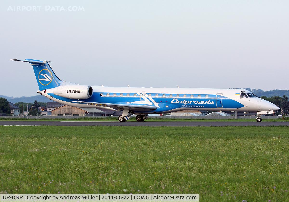 UR-DNR, 2002 Embraer ERJ-145LR (EMB-145LR) C/N 145641, First time visitor