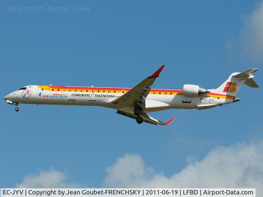 EC-JYV, 2006 Canadair CRJ-900ER (CL-600-2D24) C/N 15106, Air Nostrum landing 23