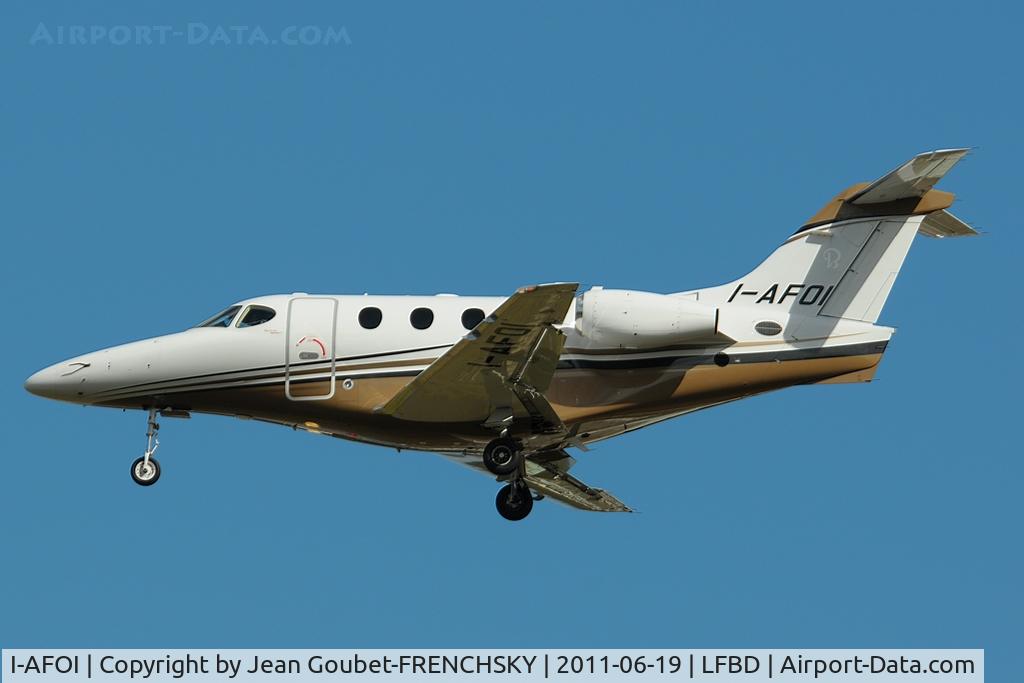 I-AFOI, 2008 Hawker Beechcraft 390 Premier 1A C/N RB-245, landing 23 for Vinexpo