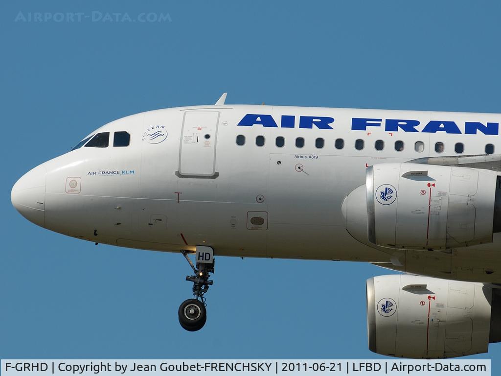 F-GRHD, 1999 Airbus A319-111 C/N 1000, ORY landing 23