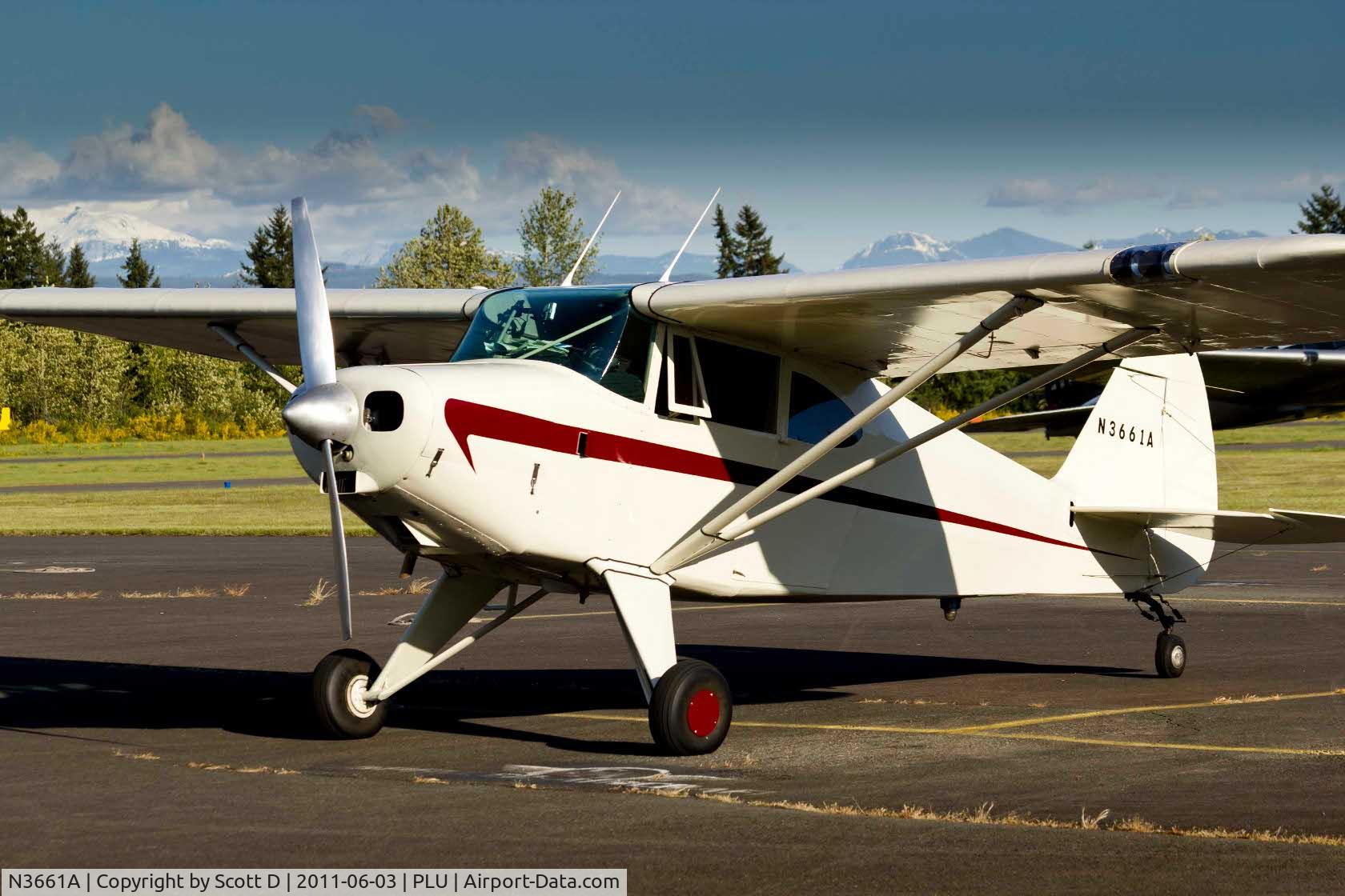 N3661A, 1954 Piper PA-22-135 Tri-Pacer C/N 22-1921, Restored 2011
