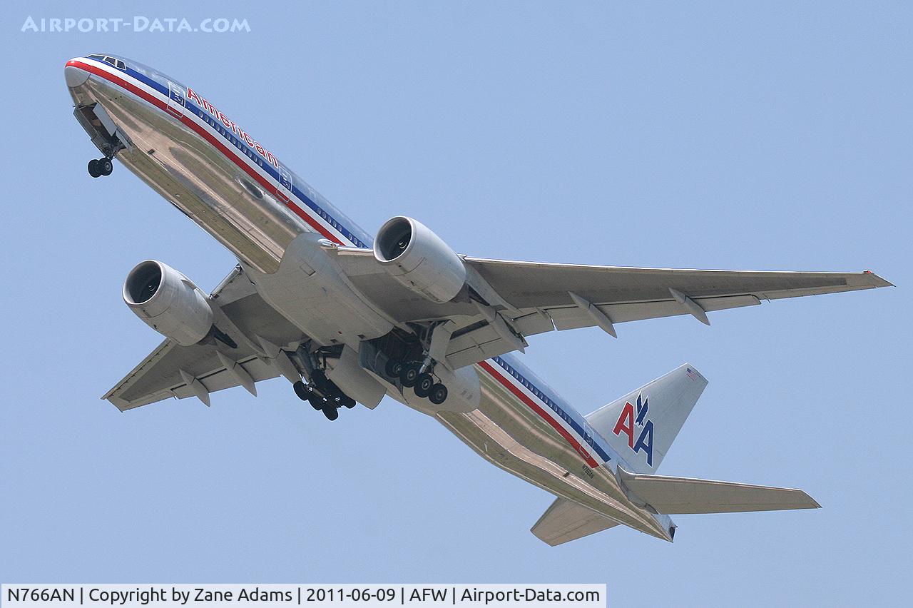 N766AN, 2003 Boeing 777-223/ER C/N 32880, WOOT !
American Airlines 777 max takeoff from AA maintenance base at Alliance Airport - Fort Worth, TX