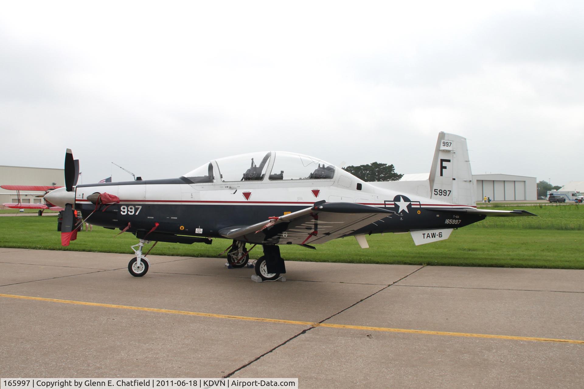 165997, Raytheon T-6A Texan II C/N PT-206, At the Quad Cities Air Show