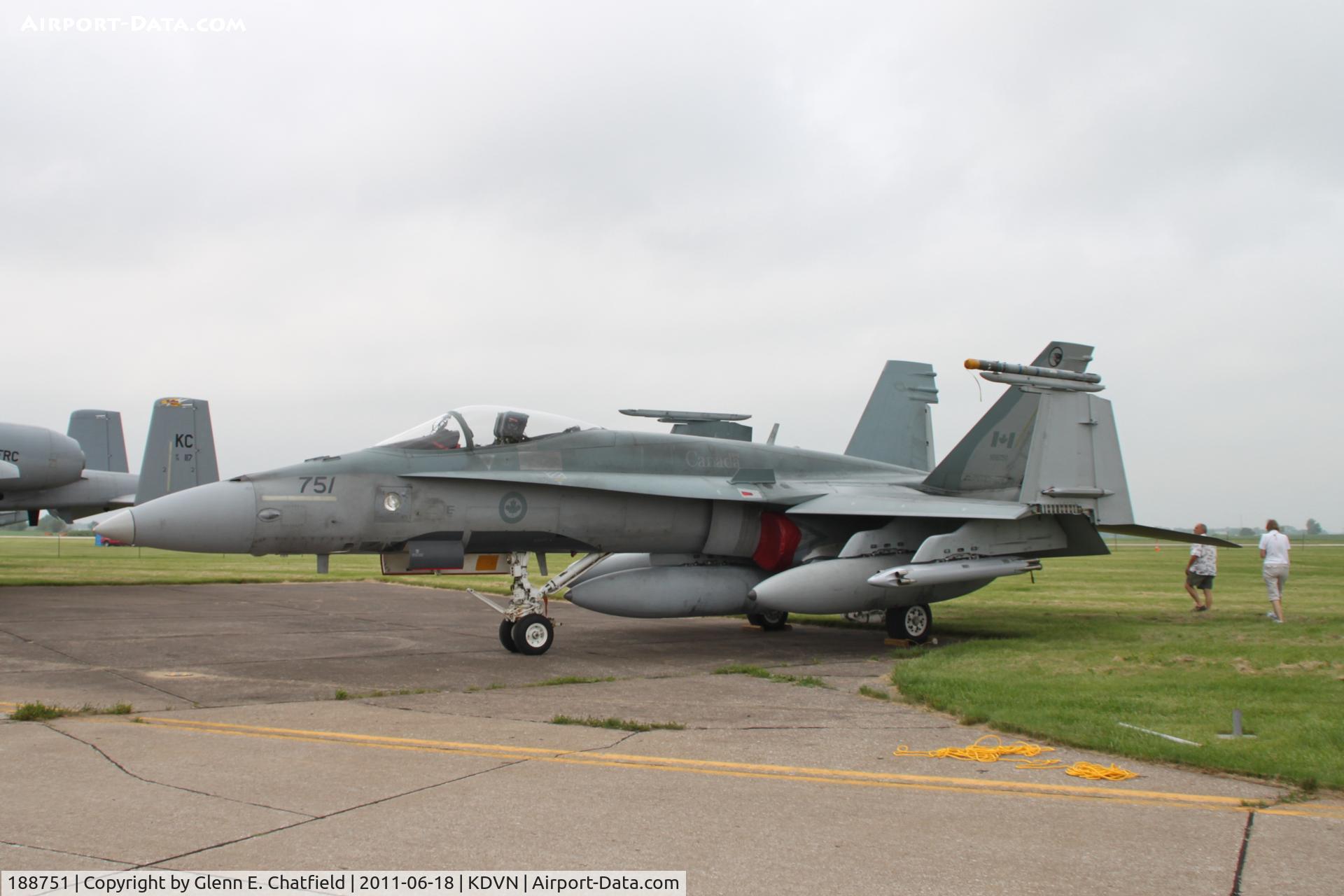 188751, McDonnell Douglas CF-188A Hornet C/N 0362/A303, At the Quad Cities Air Show