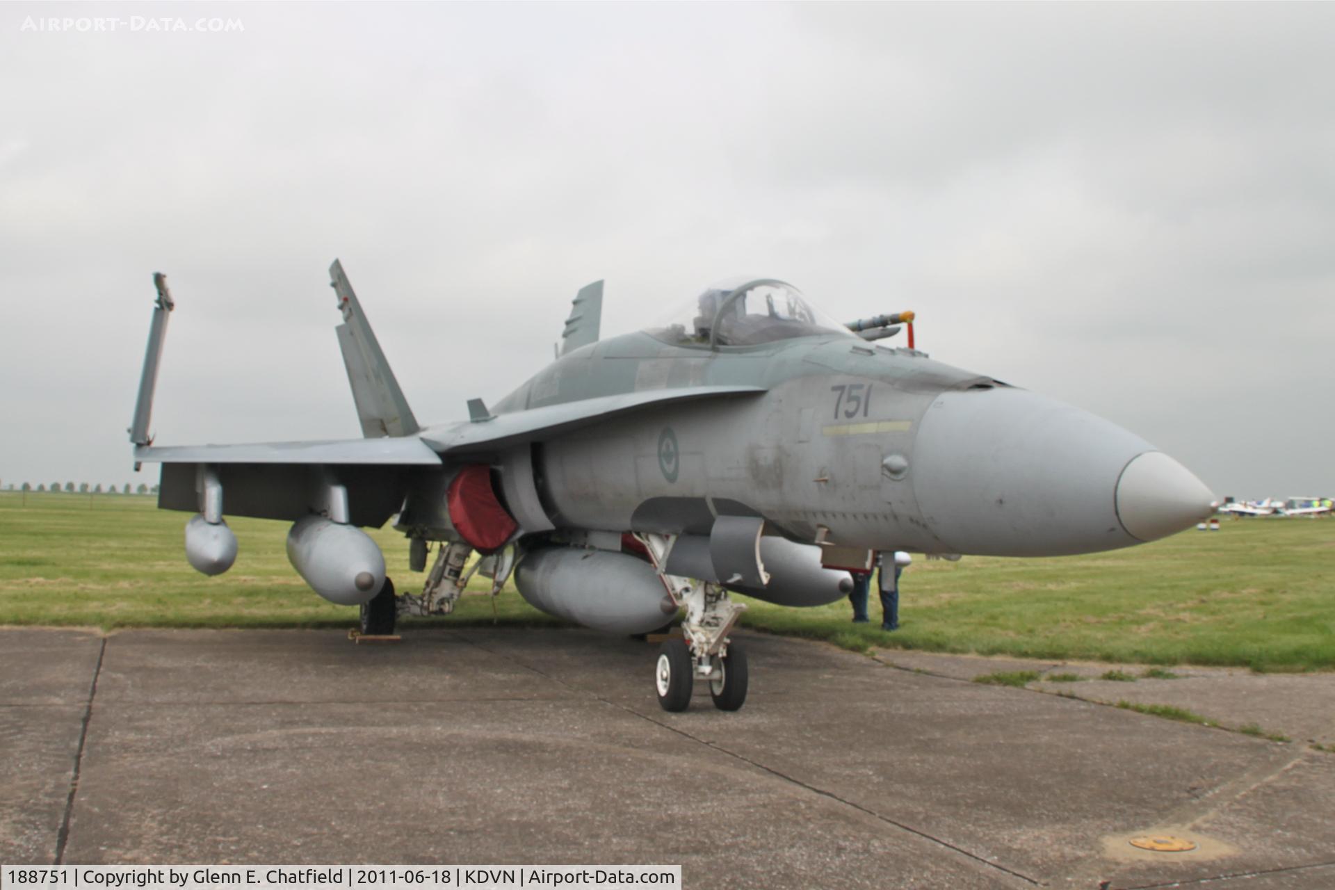 188751, McDonnell Douglas CF-188A Hornet C/N 0362/A303, At the Quad Cities Air Show