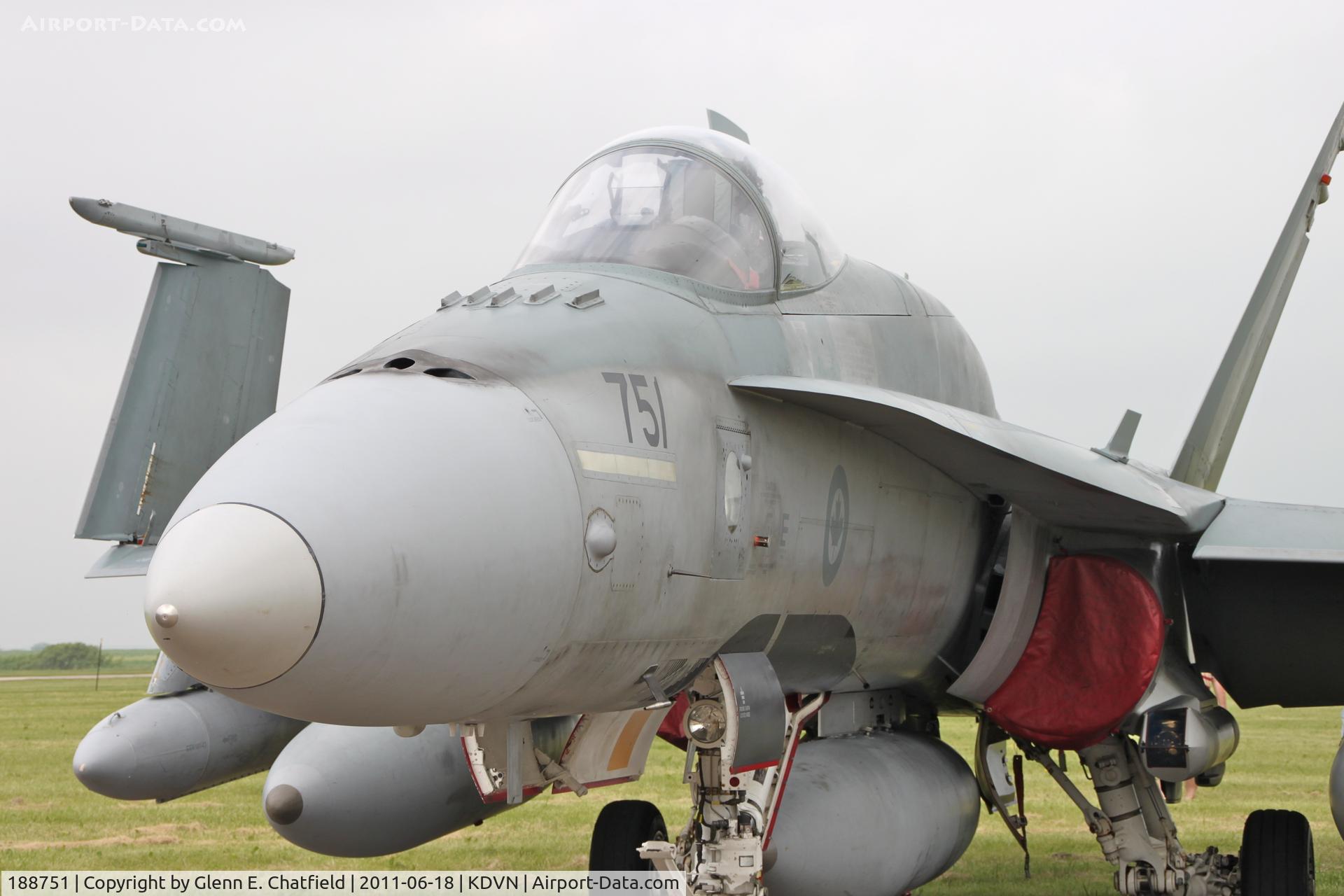 188751, McDonnell Douglas CF-188A Hornet C/N 0362/A303, At the Quad Cities Air Show