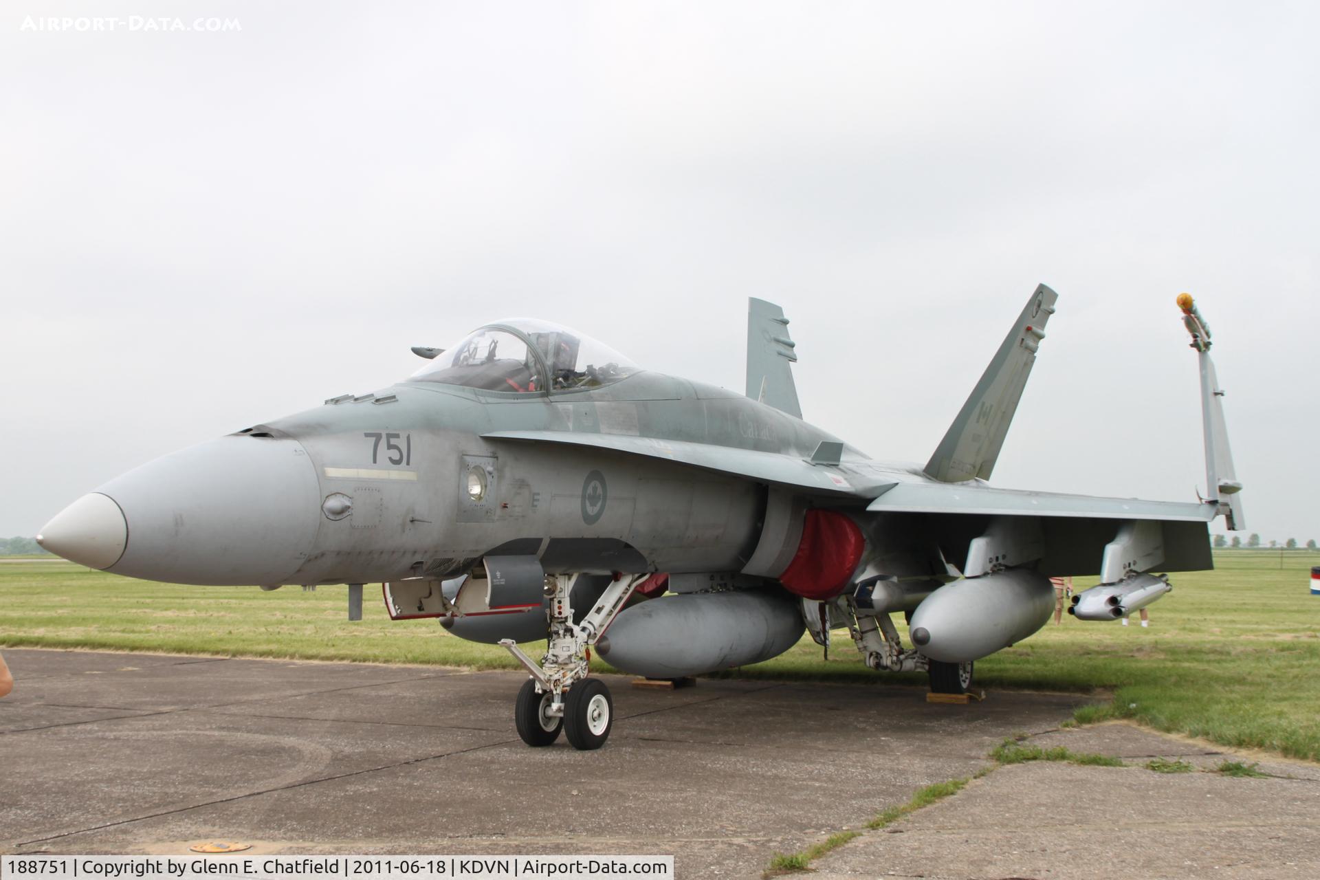 188751, McDonnell Douglas CF-188A Hornet C/N 0362/A303, At the Quad Cities Air Show