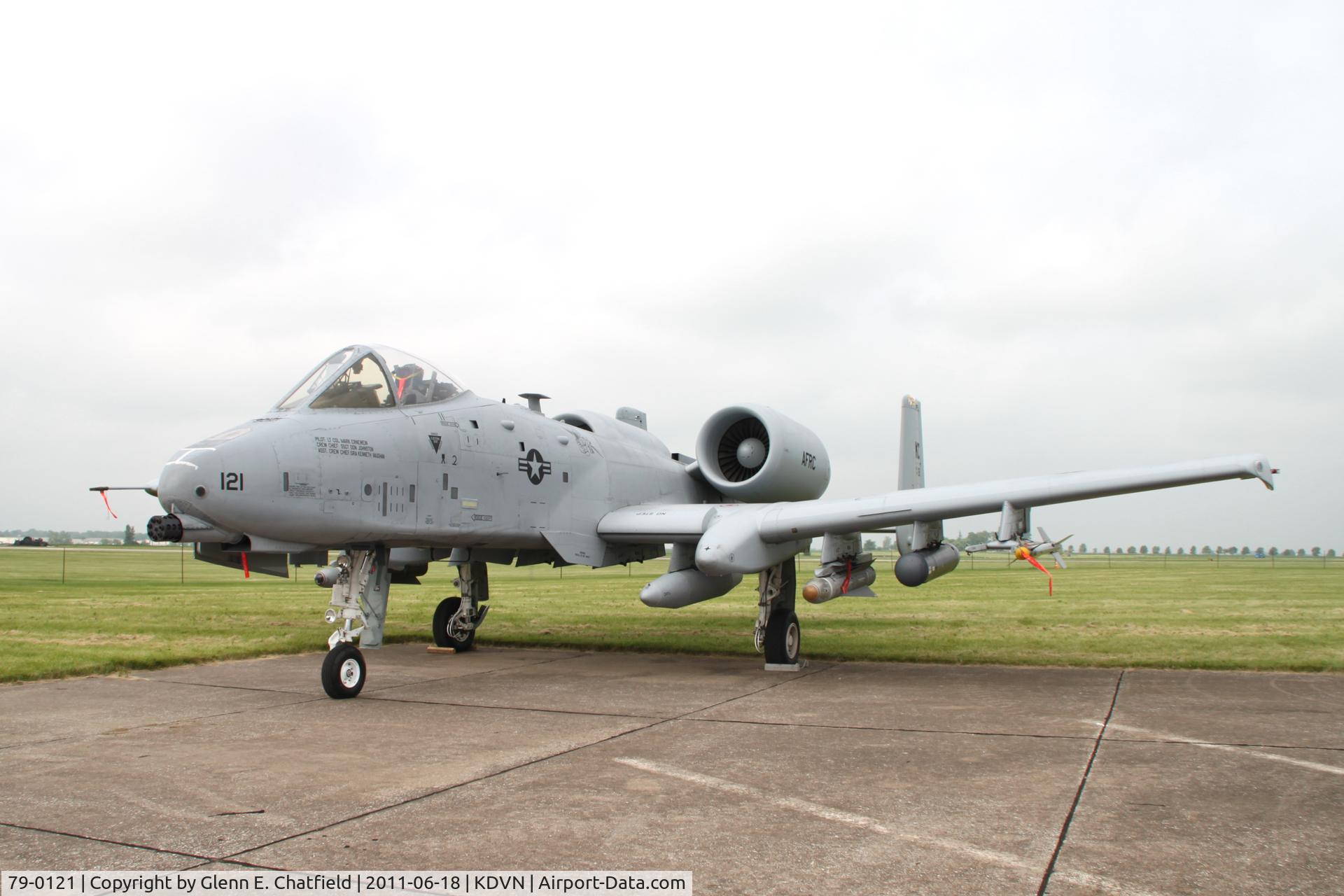79-0121, 1979 Fairchild Republic A-10C Thunderbolt II C/N A10-0385, At the Quad Cities Air Show