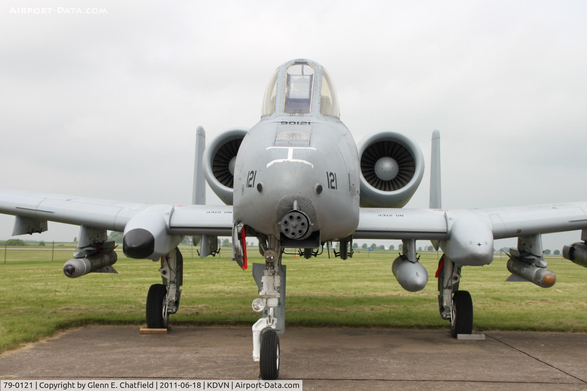 79-0121, 1979 Fairchild Republic A-10C Thunderbolt II C/N A10-0385, At the Quad Cities Air Show