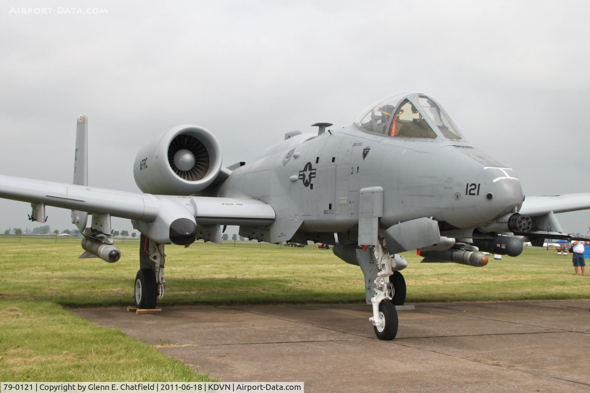 79-0121, 1979 Fairchild Republic A-10C Thunderbolt II C/N A10-0385, At the Quad Cities Air Show