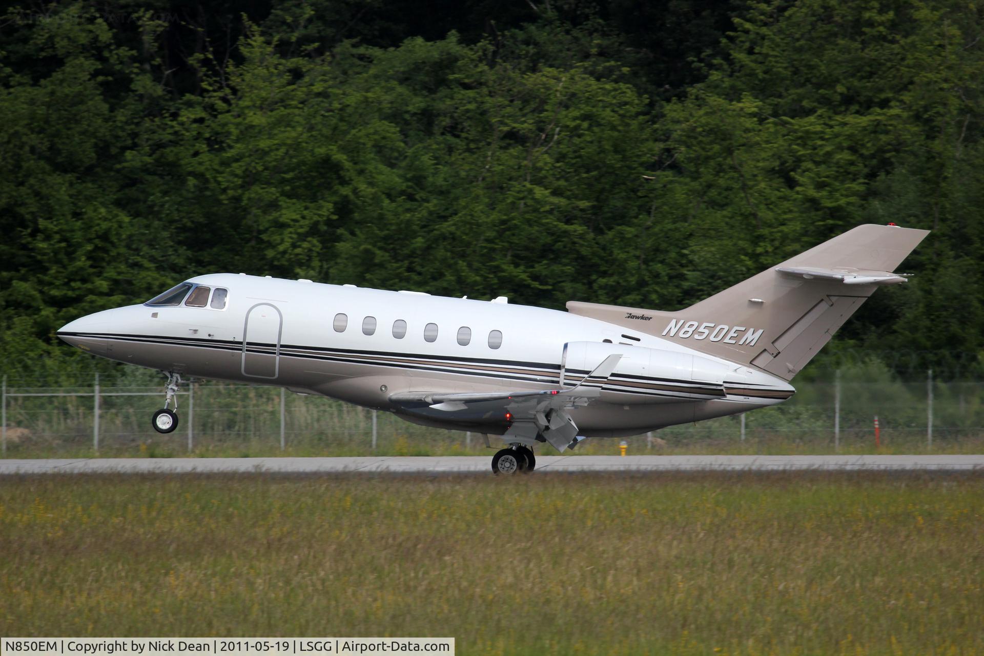 N850EM, 2007 Hawker Beechcraft Hawker 850XP C/N 258876, LSGG/GVA