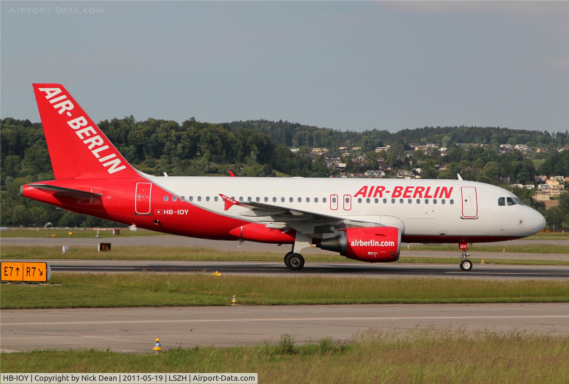 HB-IOY, 2007 Airbus A319-111 C/N 3202, LSZH/ZRH