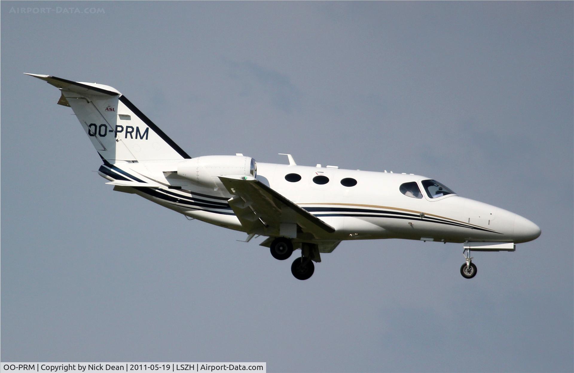 OO-PRM, 2008 Cessna 510 Citation Mustang Citation Mustang C/N 510-0125, LSZH/ZRH