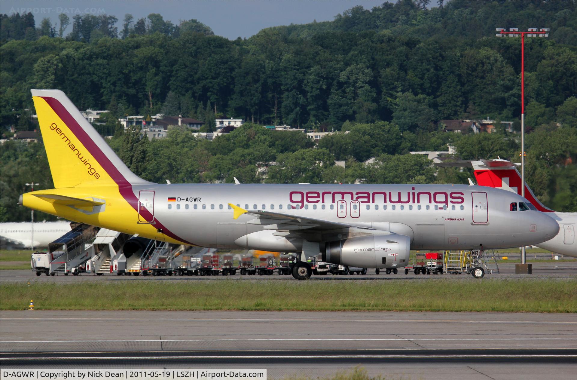 D-AGWR, 2010 Airbus A319-132 C/N 4285, LSZH/ZRH