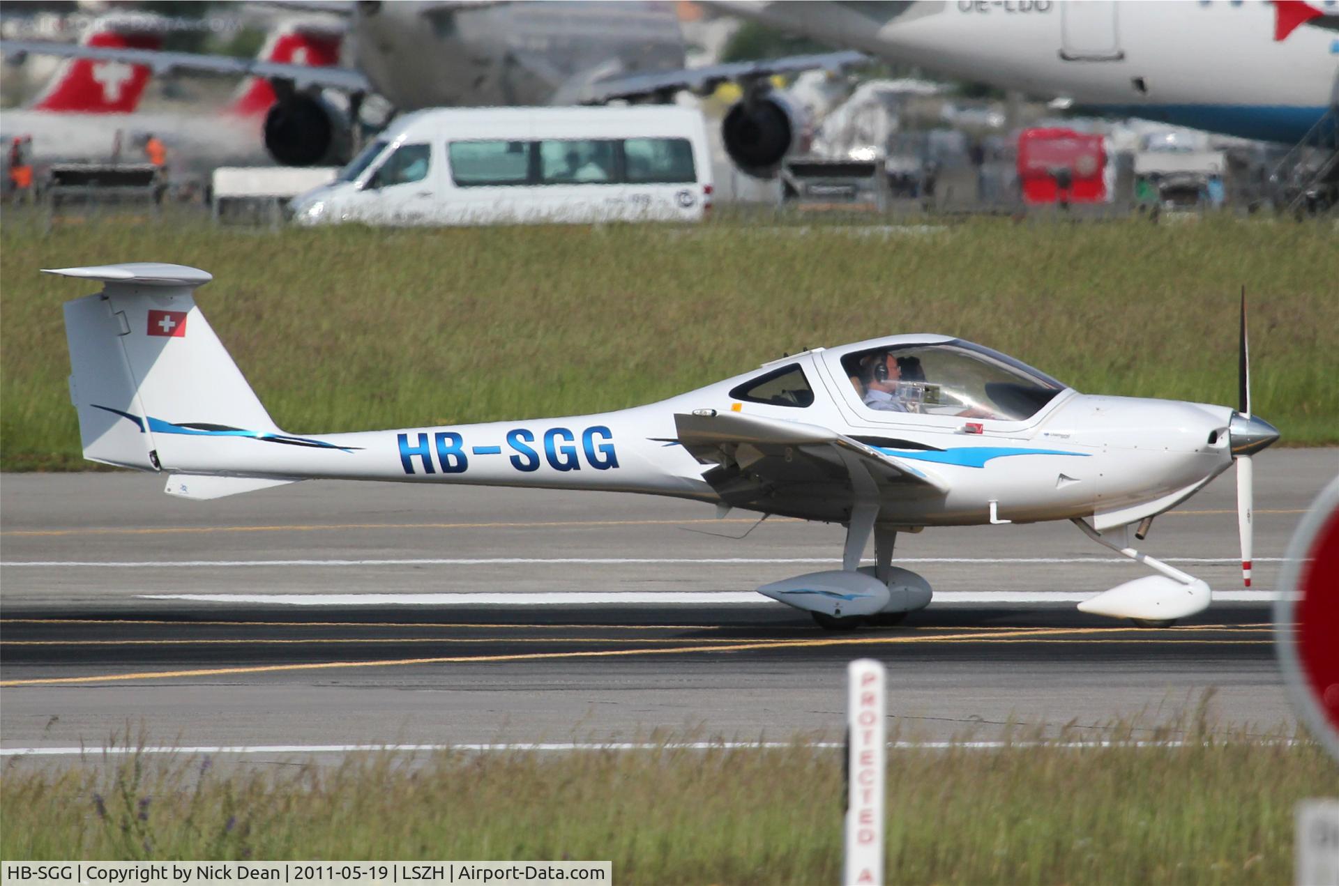 HB-SGG, 2009 Diamond DA-20C-1 Eclipse C/N C0535, LSZH/ZRH