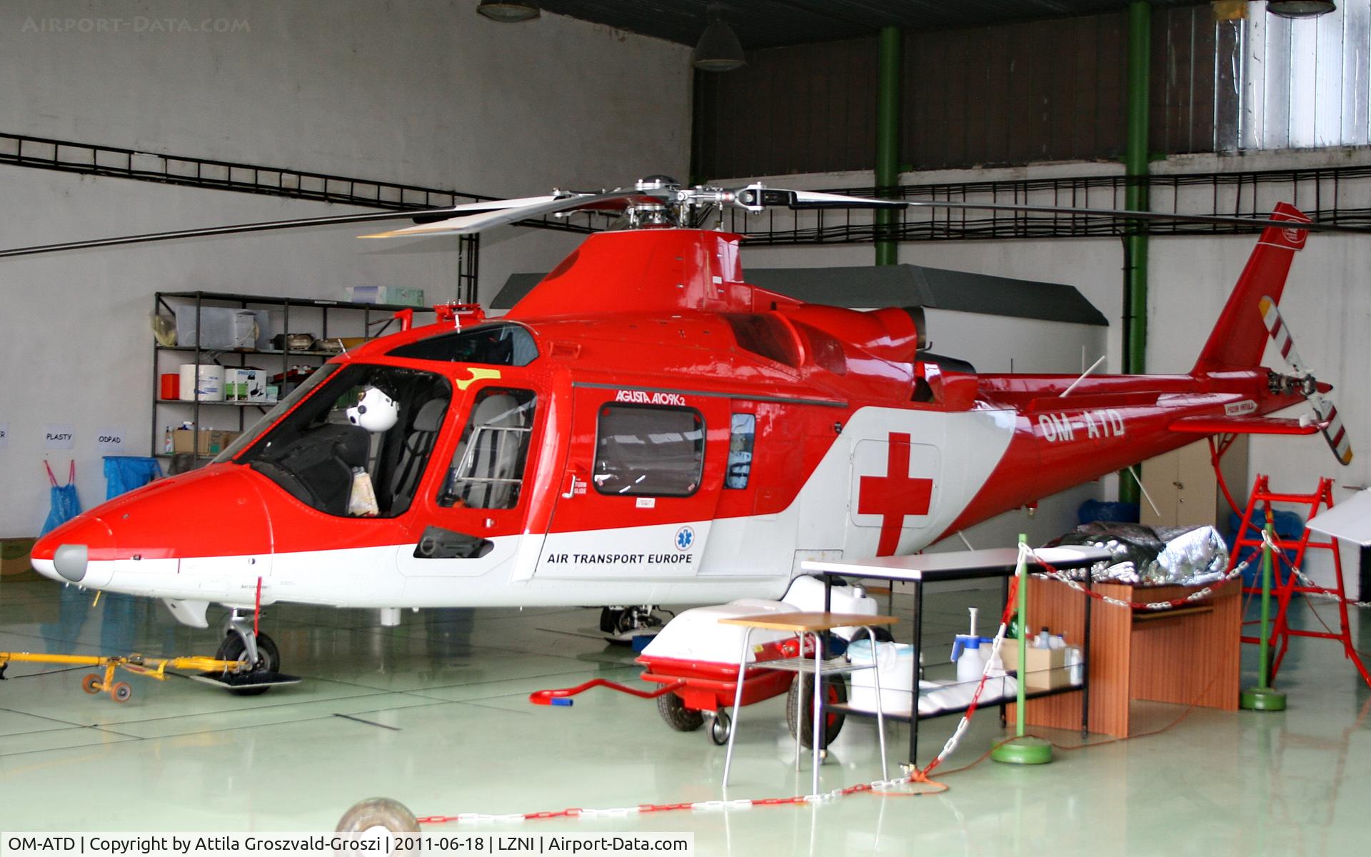 OM-ATD, Agusta A-109K-2 C/N 10001, Nitra-Janikovce Airport - SlovakiaAir Transporte Europe Agusta