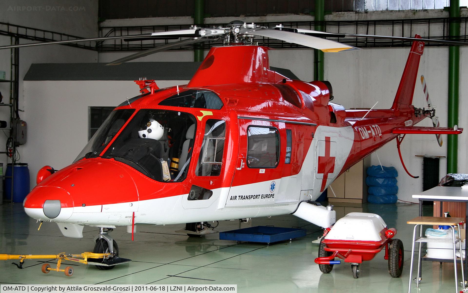 OM-ATD, Agusta A-109K-2 C/N 10001, Nitra-Janikovce Airport - Slovakia
Air Transporte Europe Agusta