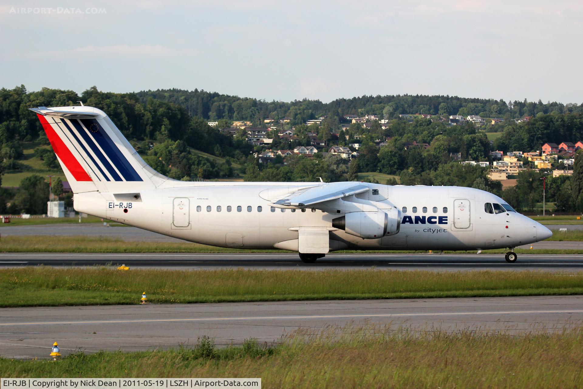 EI-RJB, 1998 British Aerospace Avro 146-RJ85 C/N E.2330, LSZH/ZRH