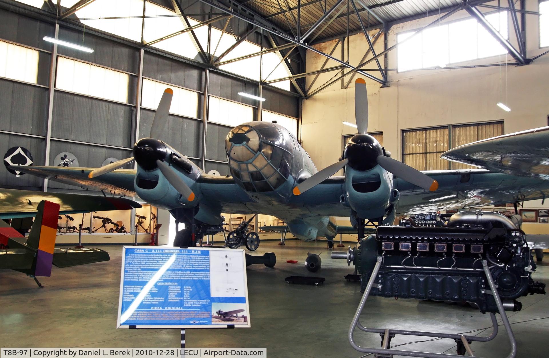 T8B-97, CASA C.2-111F C/N 108, The Spanish-built versions are more common than the original German He-111, on which they are based.  Rolls-Royce Merlins are used instead of the Daimler-Benz found on the German machines.