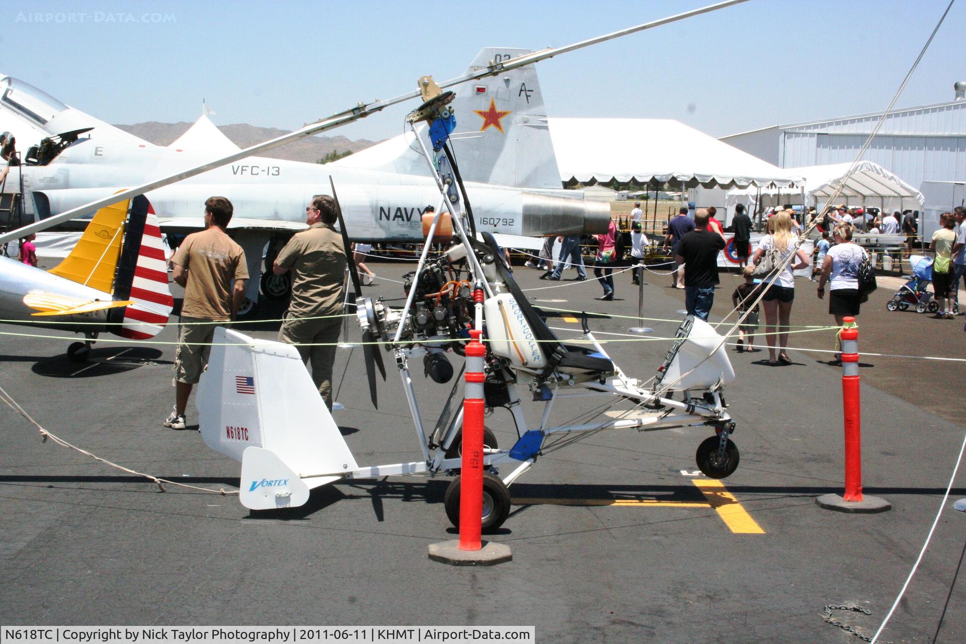 N618TC, Sport Copter Vortex C/N 020, On display at the Hemet Airshow