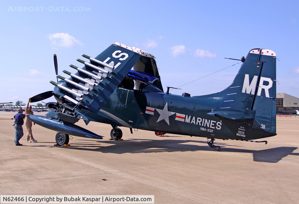 N62466, 1955 Douglas EA-1E Skyraider C/N 10255 (135178), Tyndall, AFB