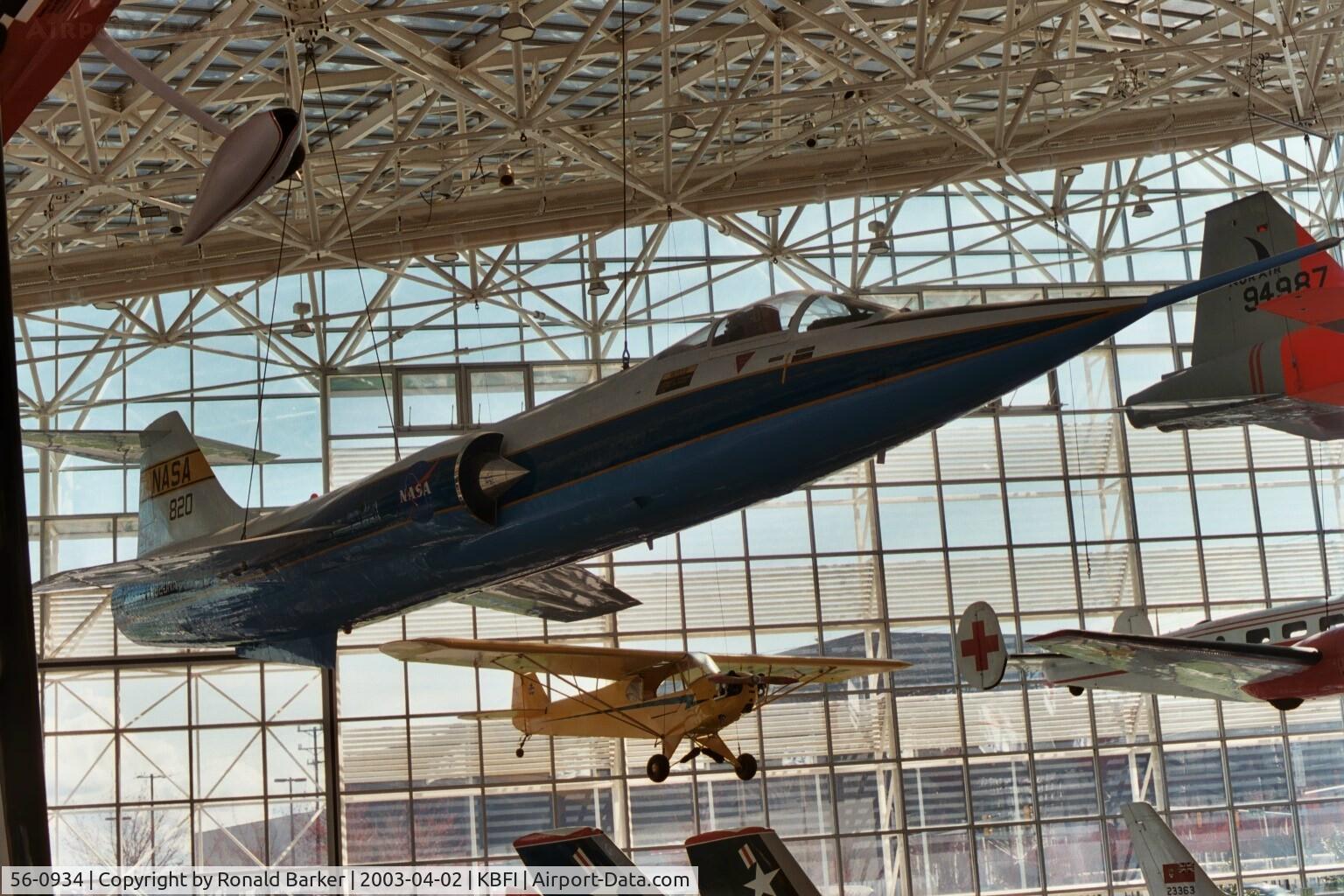 56-0934, 1957 Lockheed F-104C Starfighter C/N 383-1222, Museum of Flight