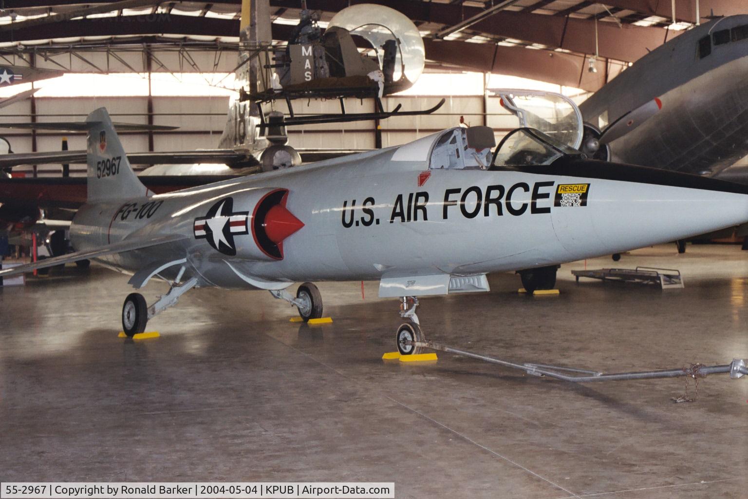 55-2967, 1956 Lockheed YF-104A Starfighter C/N 183-1013, Pueblo Weisbrod Aircraft Museum