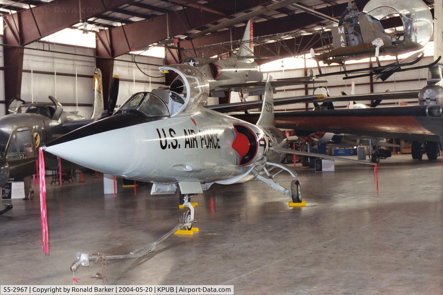 55-2967, 1956 Lockheed YF-104A Starfighter C/N 183-1013, Pueblo Weisbrod Aircraft Museum