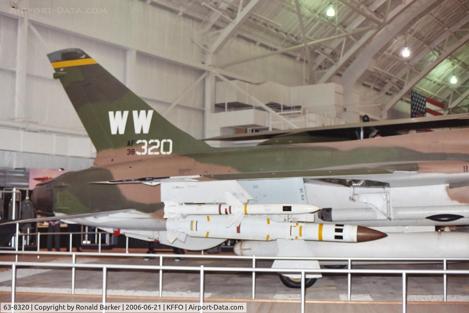 63-8320, 1963 Republic F-105G-1-RE Thunderchief C/N F097, National Museum of the Air Force
