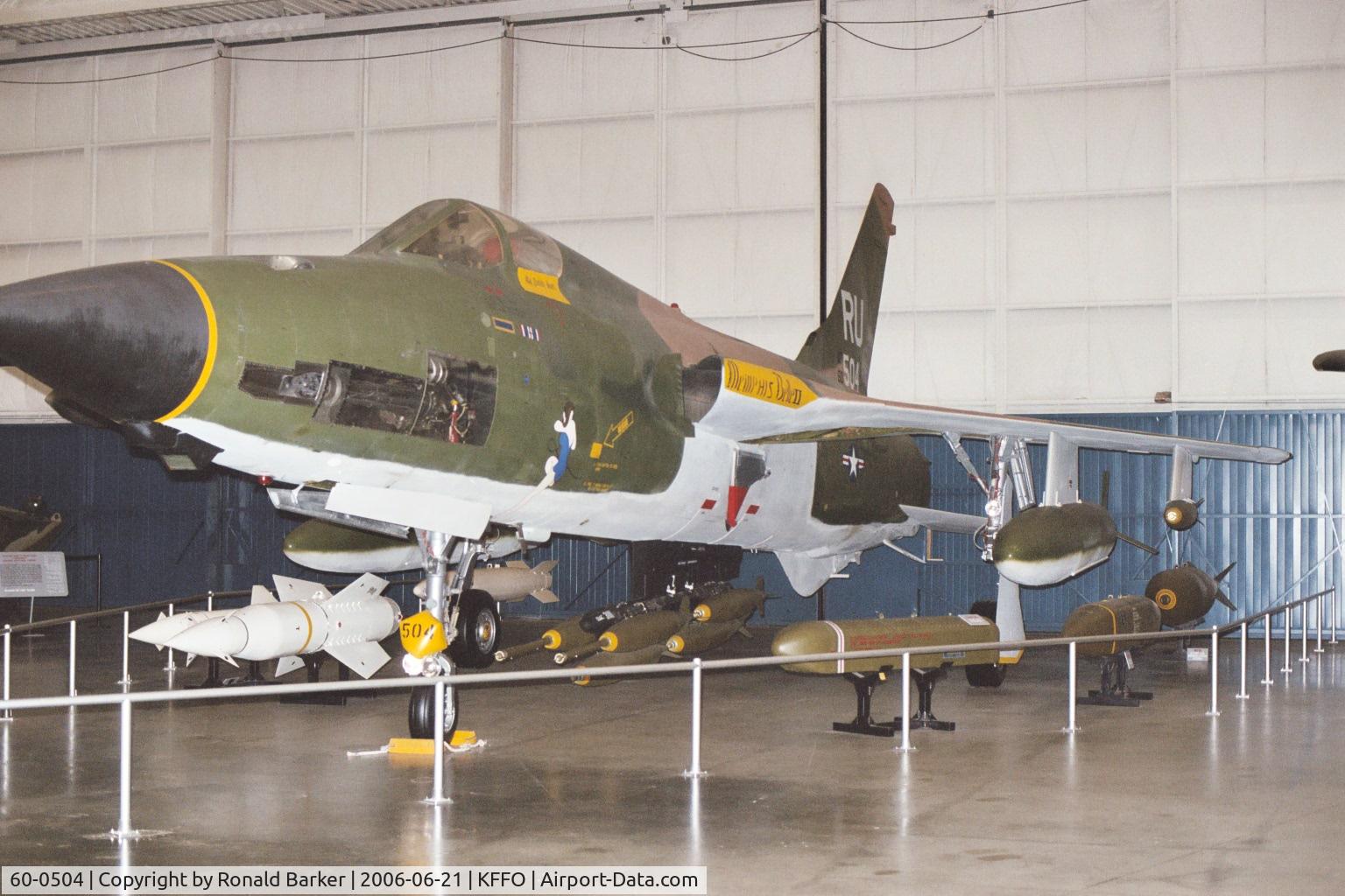 60-0504, 1961 Republic F-105D Thunderchief C/N D192, National Museum of the Air Force