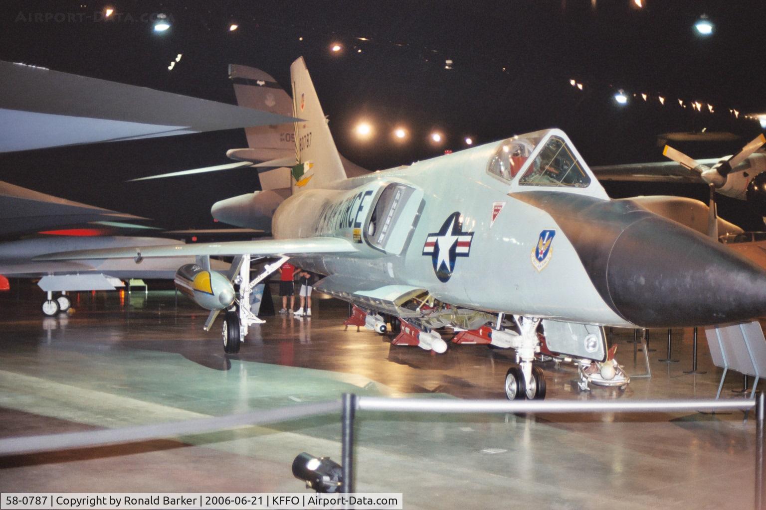 58-0787, 1958 Convair F-106A Delta Dart C/N 8-24-118, National Museum of the Air Force
