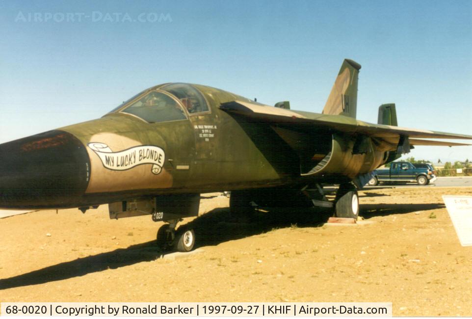 68-0020, 1968 General Dynamics F-111E Aardvark C/N A1-189/E-30, Hill Aerospace Museum