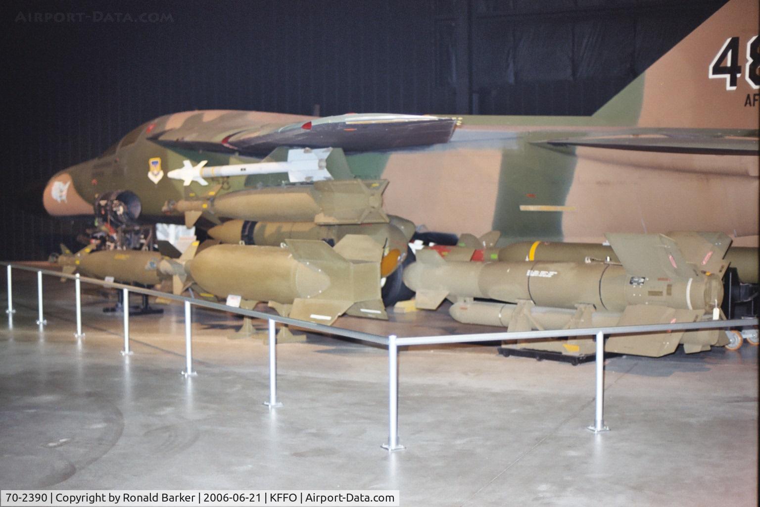 70-2390, 1970 General Dynamics F-111F Aardvark C/N E2-29, National Museum of the Air Force