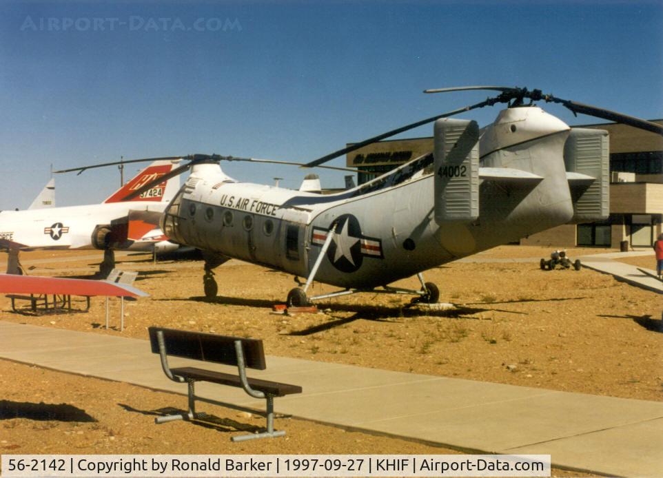 56-2142, 1956 Piasecki H-21C Shawnee C/N C.304, 56-2142 painted as 54-4004Hill Aerospace Museum