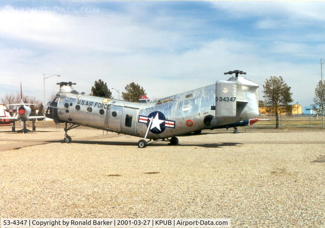 53-4347, 1953 Piasecki CH-21B Workhorse C/N B.97, Pueblo Weisbrod Aircraft Museum