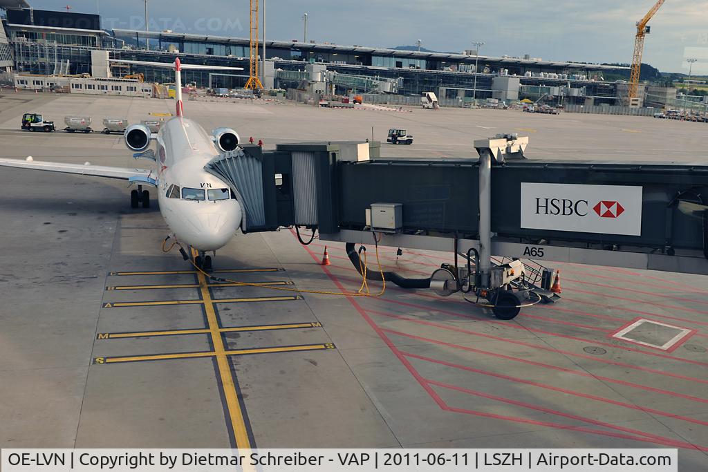 OE-LVN, 1991 Fokker 100 (F-28-0100) C/N 11367, Austrian Arrows Fokker 100