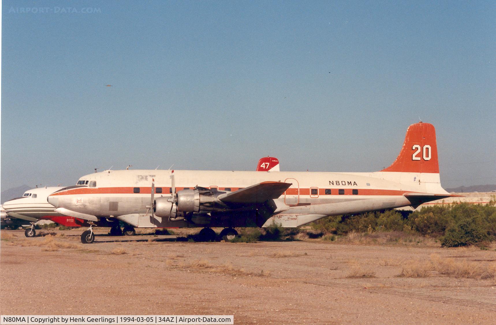 N80MA, 1948 Douglas DC-6 C/N 43127, Macavia International DC-6