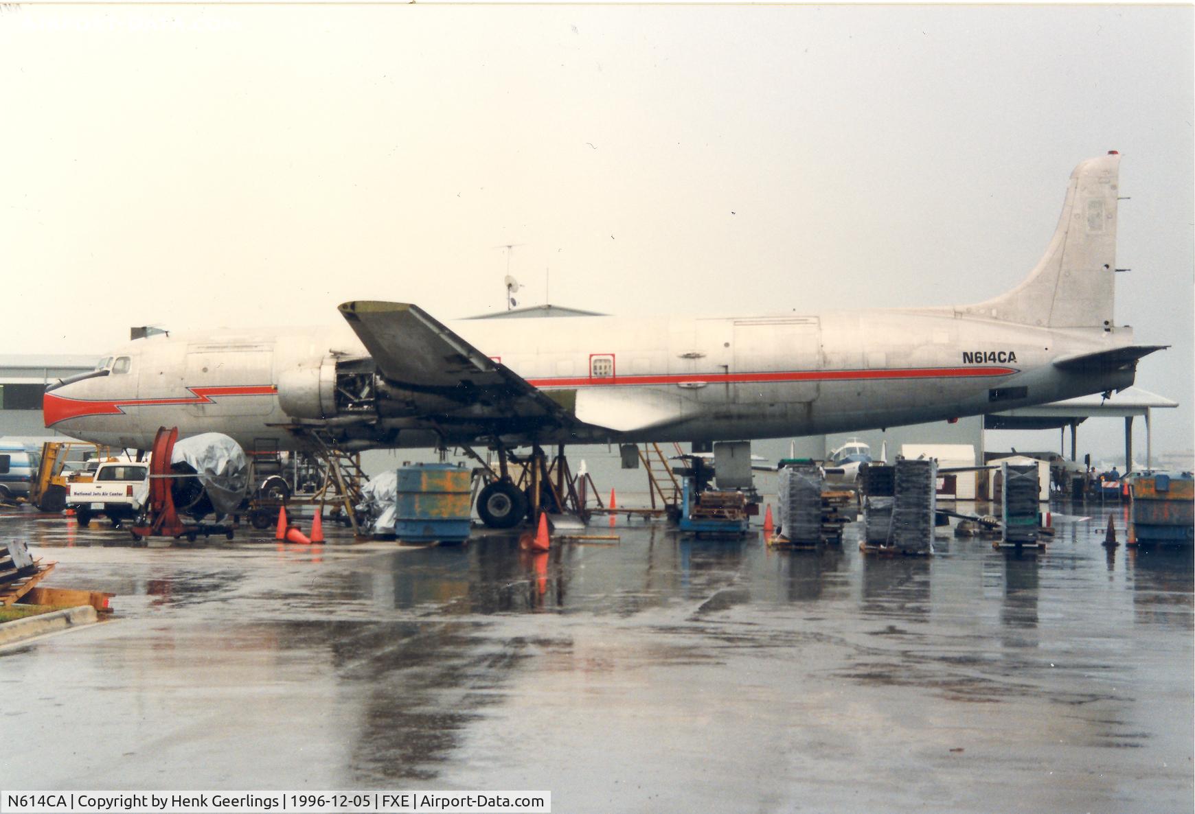 N614CA, Douglas VC-118A Liftmaster (DC-6A) C/N 44625, Caicos Caribbean Airways DC6A