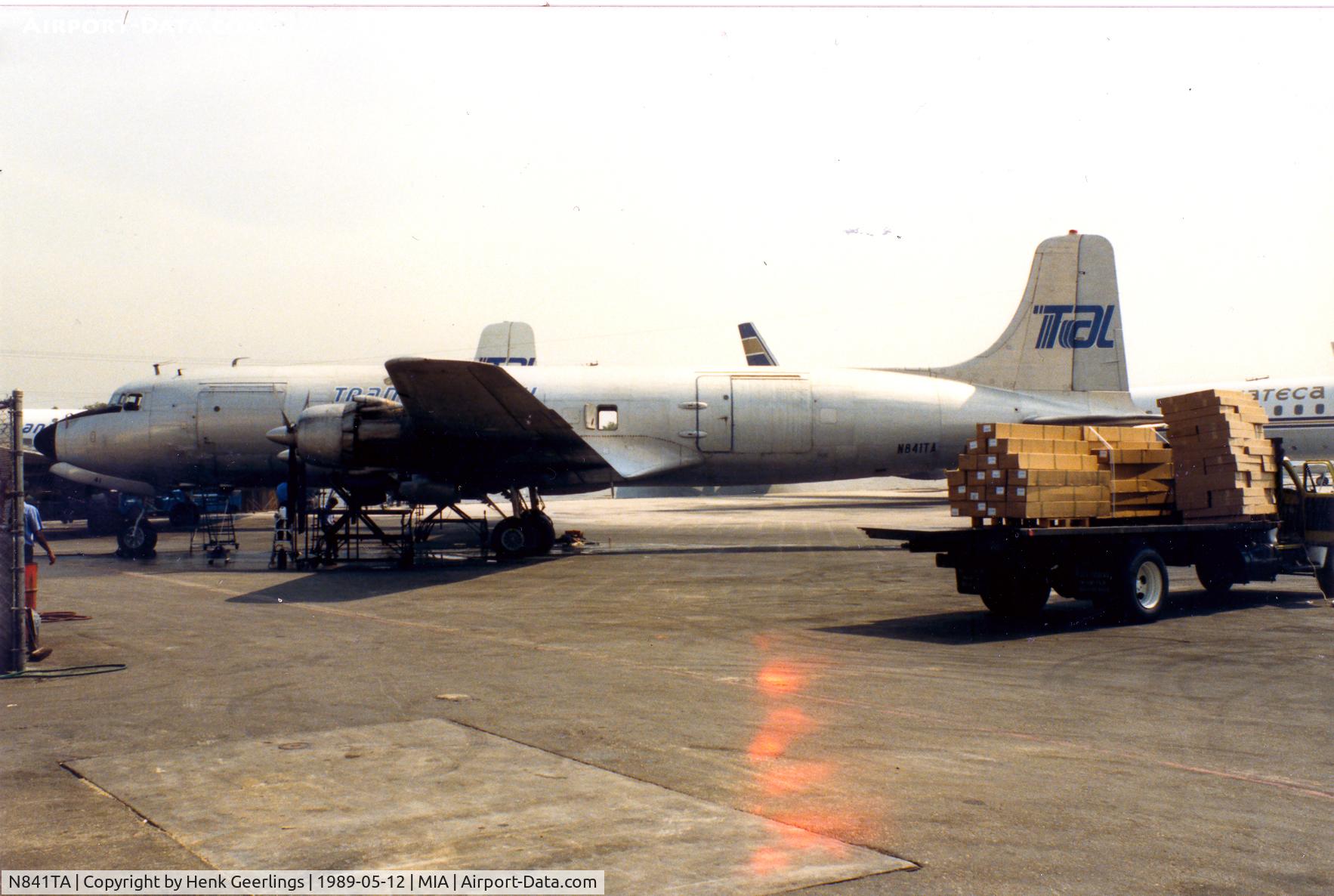 N841TA, 1956 Douglas DC-6B C/N 44891, TAL - Trans Air Link