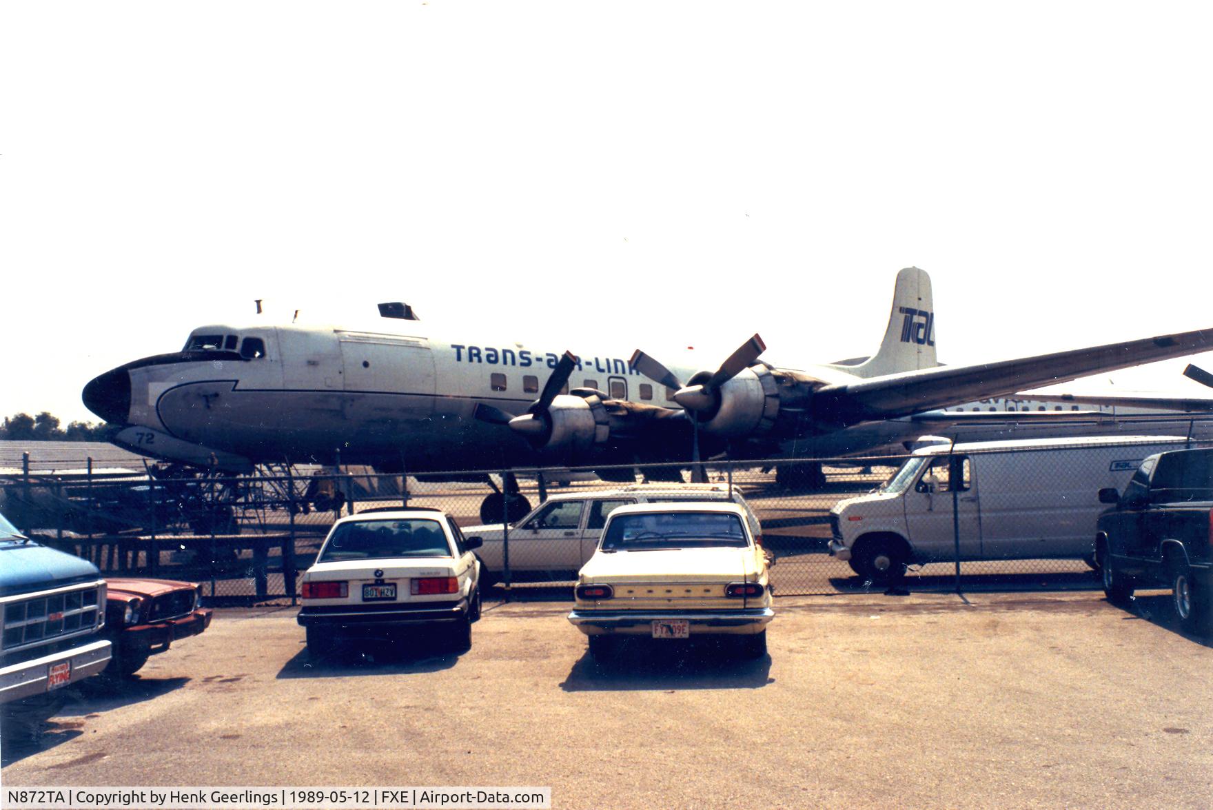N872TA, 1953 Douglas C-118A Liftmaster (DC-6A) C/N 44668, Trans Air Link