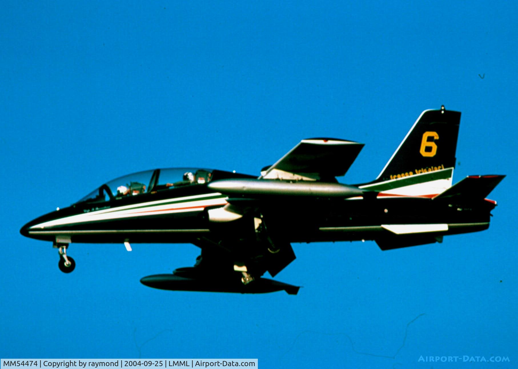 MM54474, Aermacchi MB-339 C/N 6642/039/AA025, MB339 MM54474/6 Frecce Tricolori