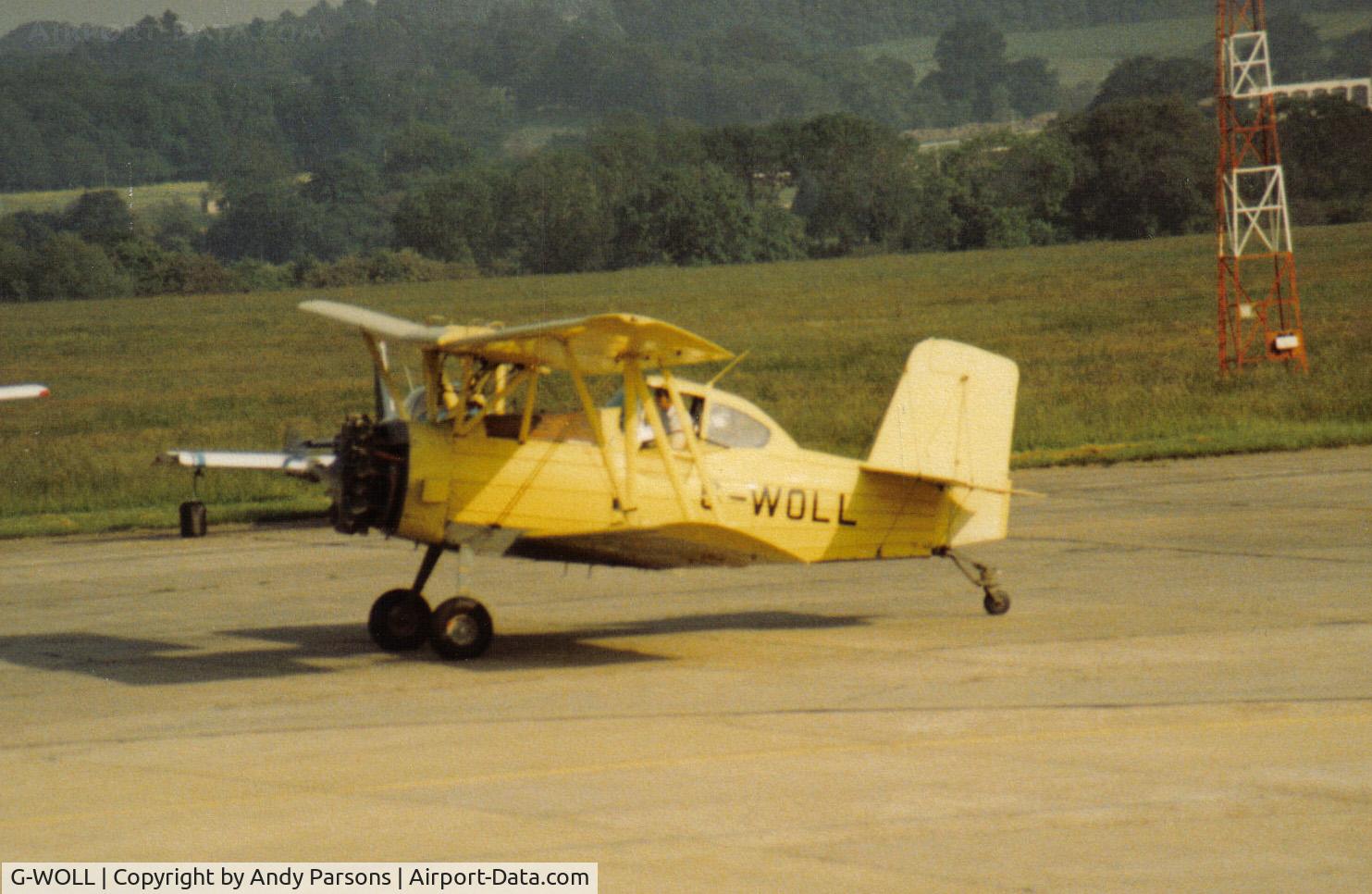 G-WOLL, 1969 Grumman G-164A Ag-Cat C/N 797, Taken many years ago i think at Eastliegh  (scanned Print)