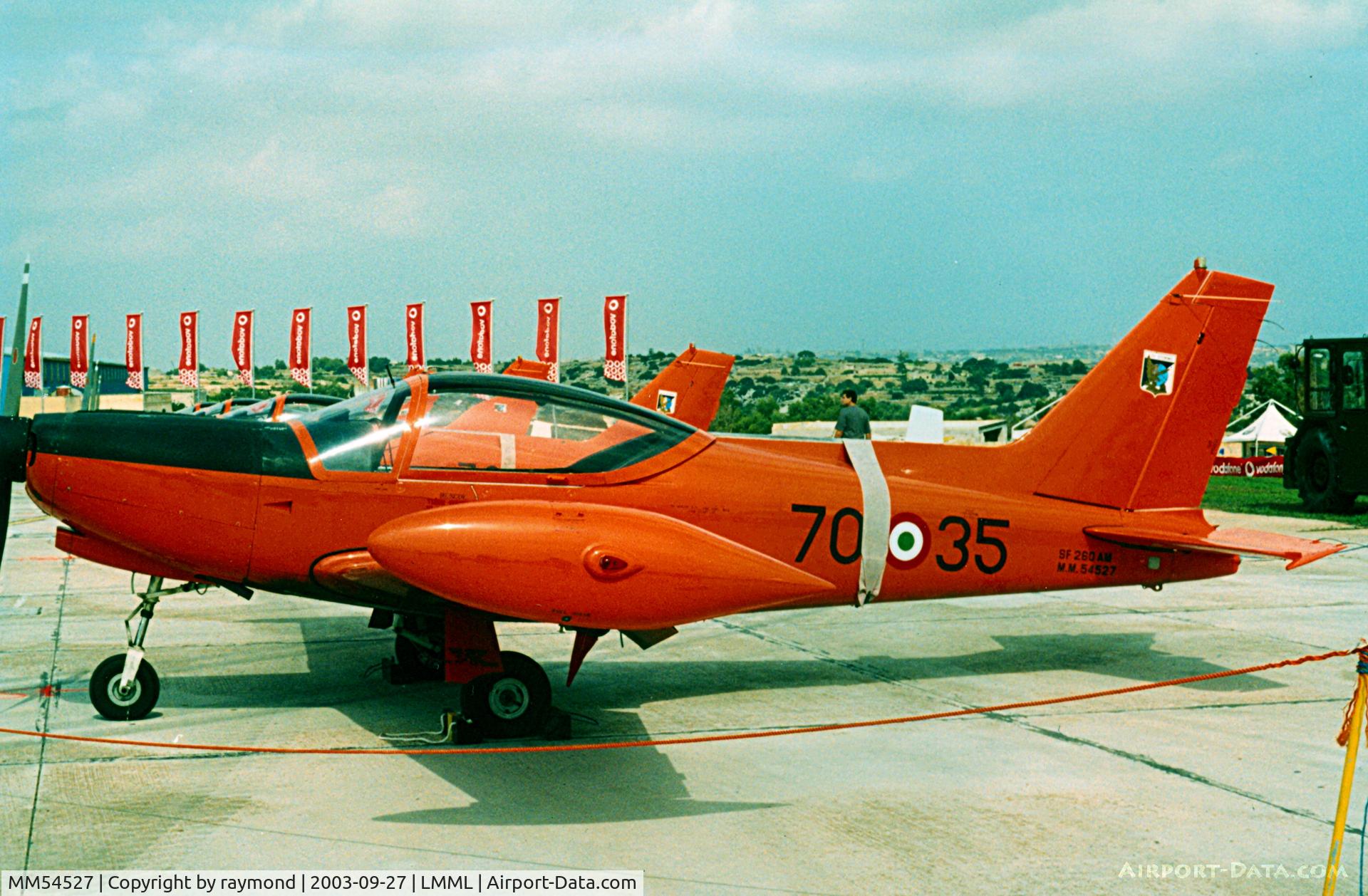 MM54527, SIAI-Marchetti SF-260AM C/N 685/40-008, SF260 MM54527/70-35 Italian Air Force