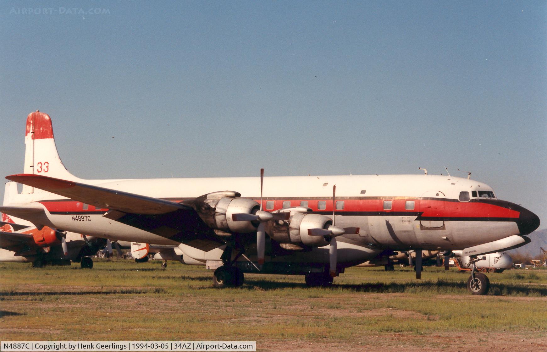 N4887C, Douglas DC-7B C/N 45351, T & G Aviation