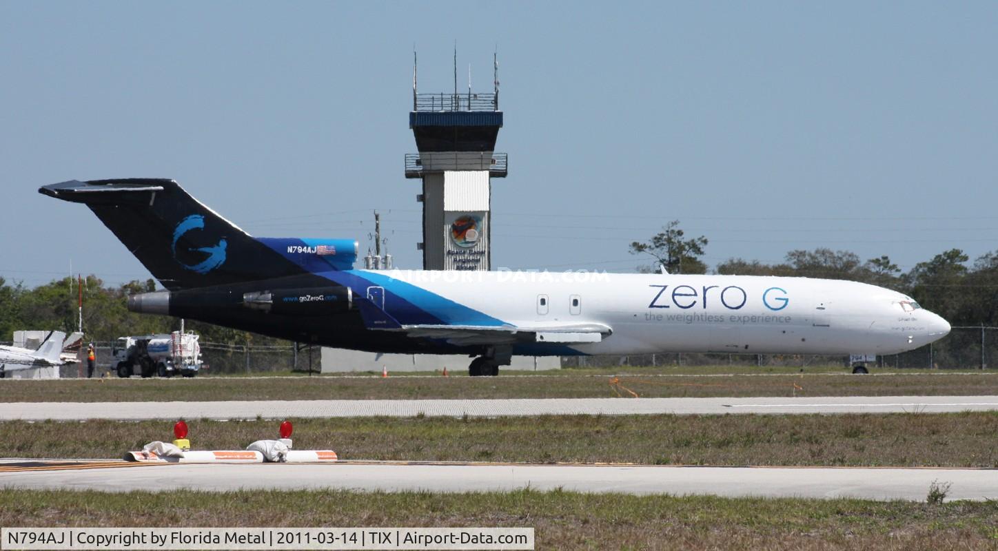 N794AJ, 1976 Boeing 727-227 C/N 21243, Zero Gravity 727