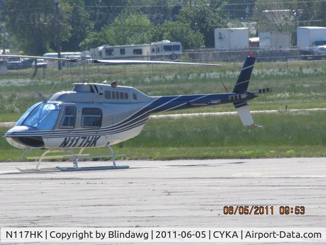 N117HK, 1997 Bell 206B JetRanger III C/N 4462, ..just passing through...